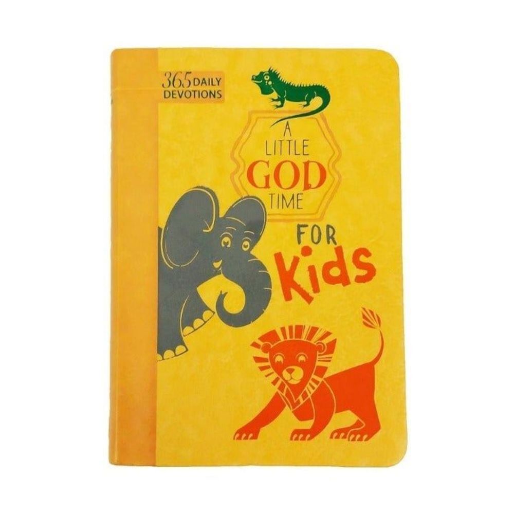 Devotional for Kids 365 Daily Devotions Faux Leather Cover Book